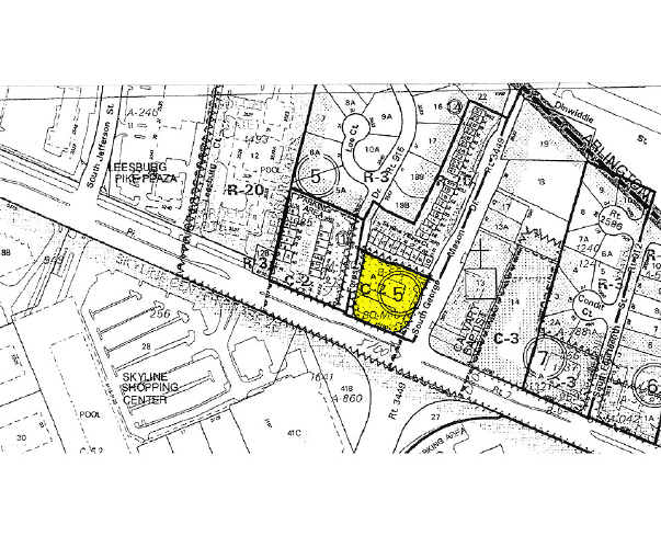 5100 Leesburg Pike, Falls Church, VA for lease - Plat Map - Image 3 of 4