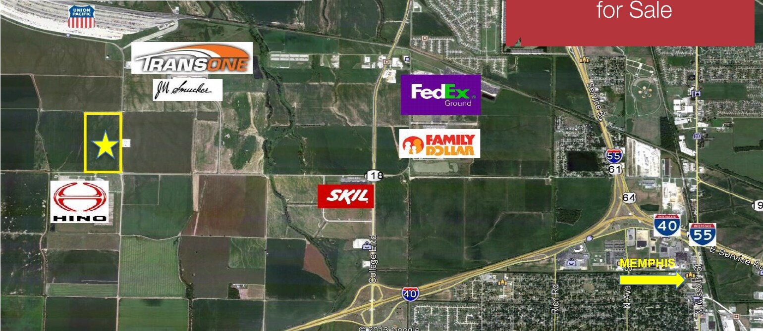 Kuhn Rd @Hino Parkway, Marion, AR for sale Primary Photo- Image 1 of 1