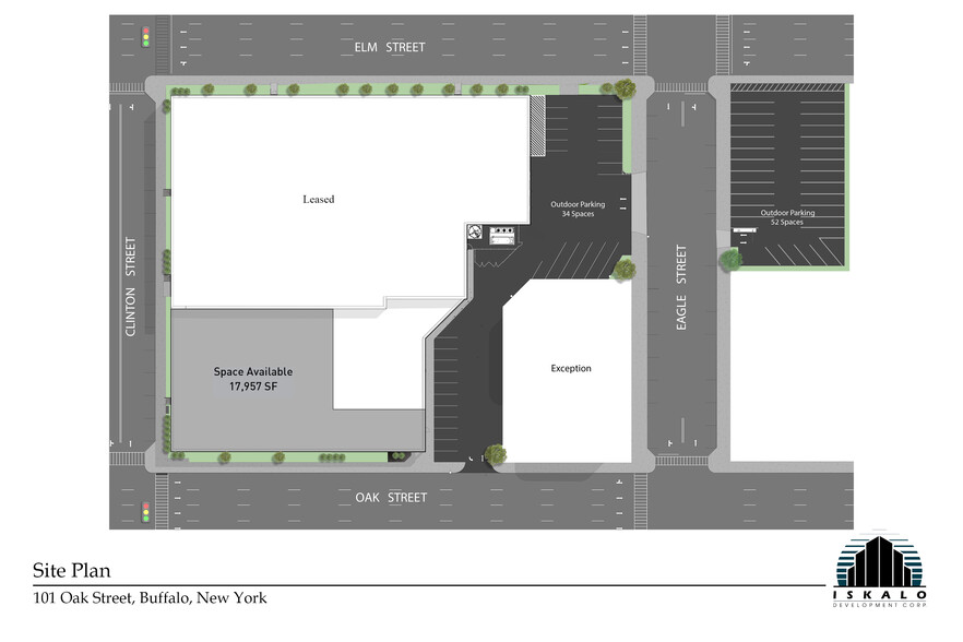 101 Oak St, Buffalo, NY for lease - Site Plan - Image 3 of 3