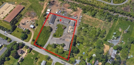 1613 Reed Rd, Pennington, NJ - AERIAL  map view