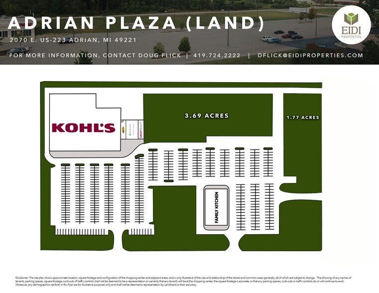 Us 223 Adrian Mi 49221 Adrian Plaza Outlots Loopnet Com