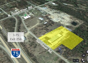 758 Isenhauer Rd, Grayling, MI - aerial  map view