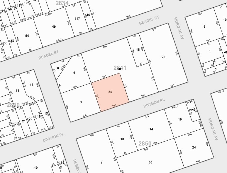 35 Division Pl, Brooklyn, NY for sale - Plat Map - Image 3 of 3