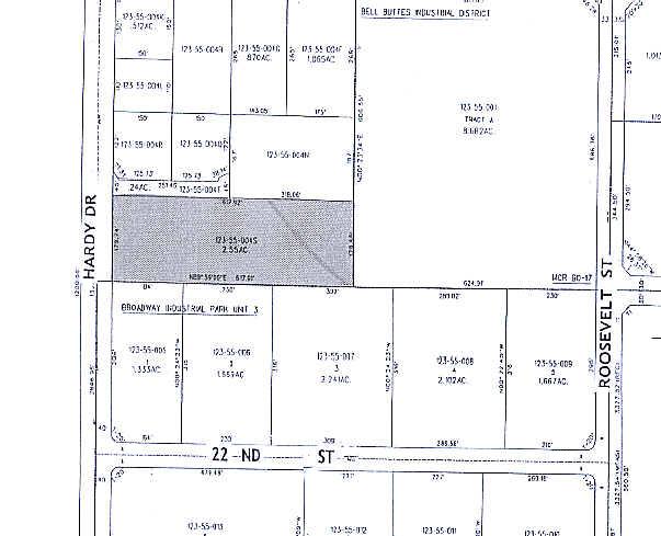 2105 S Hardy Dr, Tempe, AZ for lease - Plat Map - Image 2 of 4