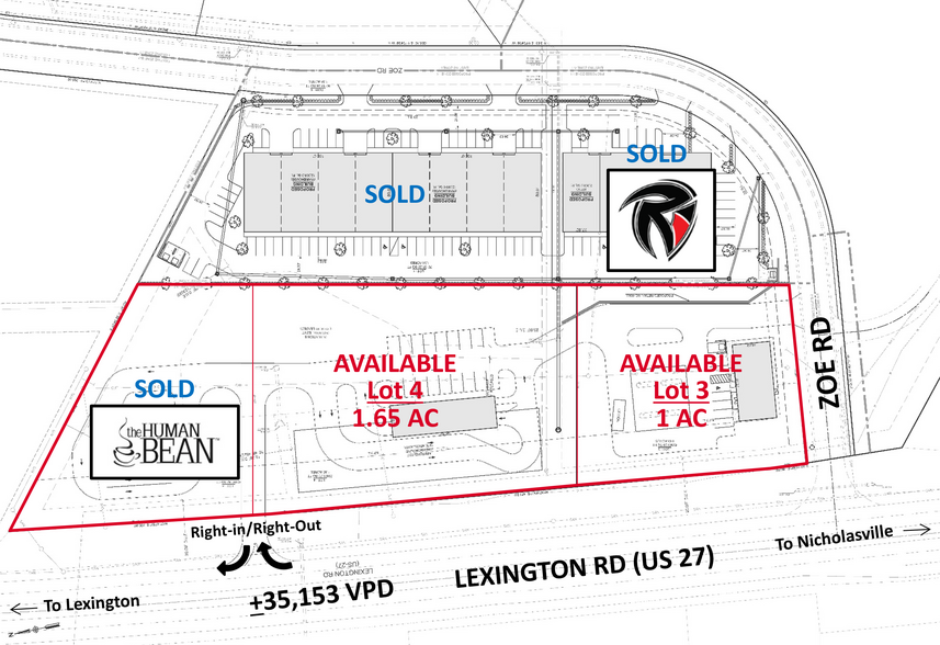 3060 Lexington Rd, Nicholasville, KY for sale - Site Plan - Image 3 of 5