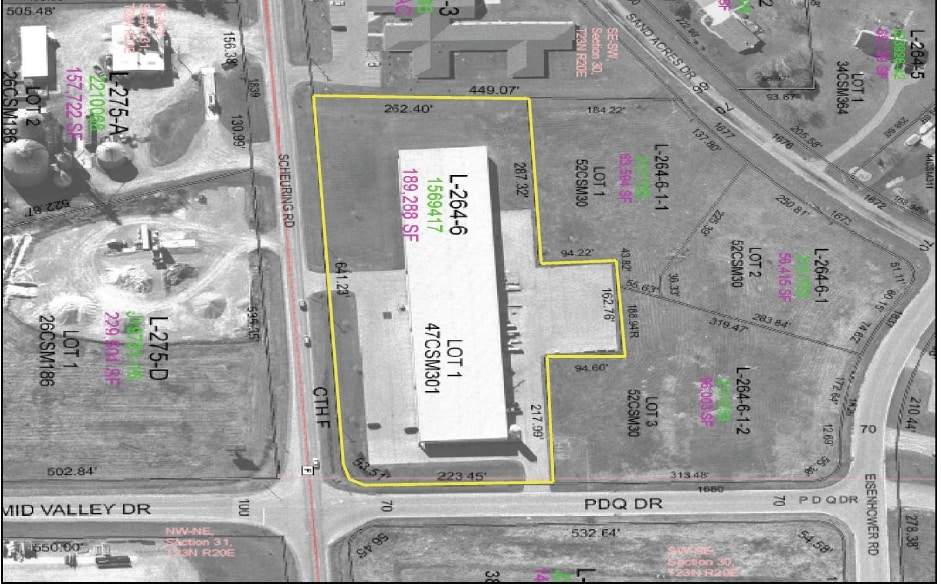 1800 Scheuring Rd, De Pere, WI for sale Plat Map- Image 1 of 1