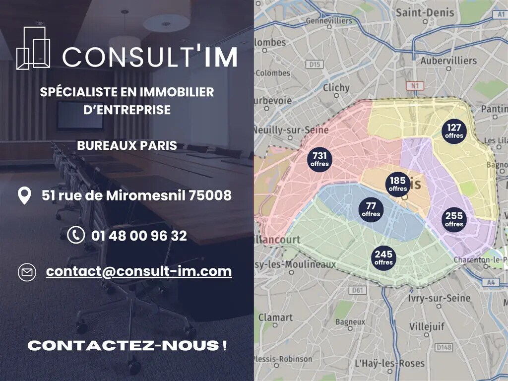 Location Bureaux 150 m² - Photo 1
