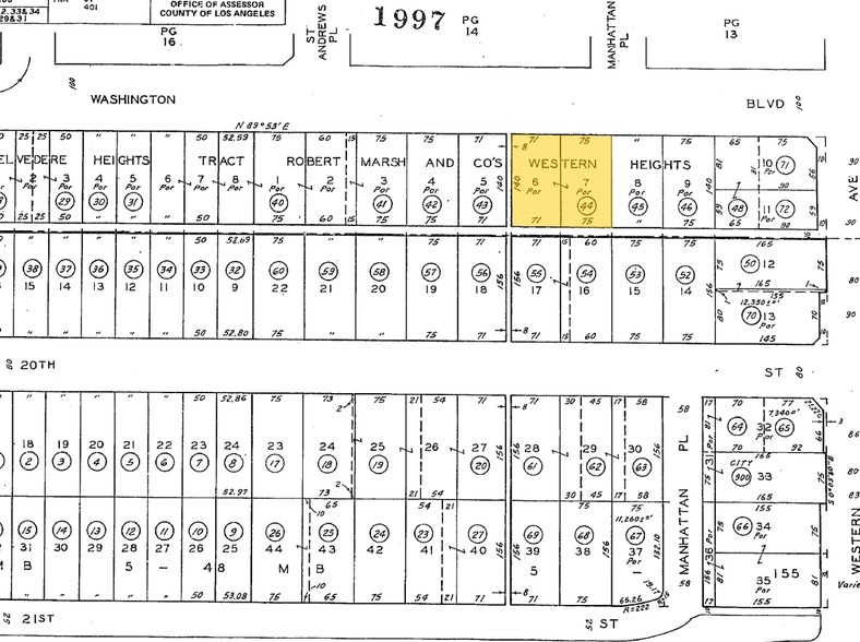 2240 W Washington Blvd, Los Angeles, CA for lease - Plat Map - Image 2 of 10