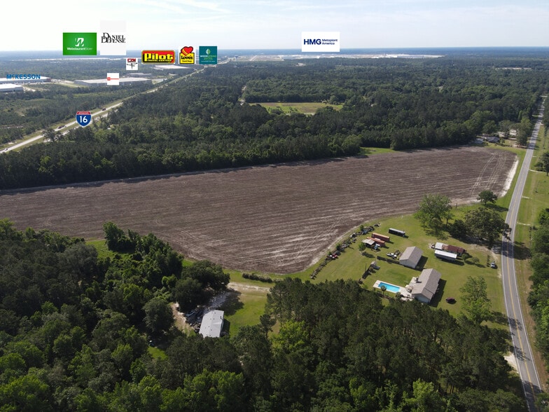 1800 Olive Branch Rd, Ellabell, GA for sale - Aerial - Image 1 of 5