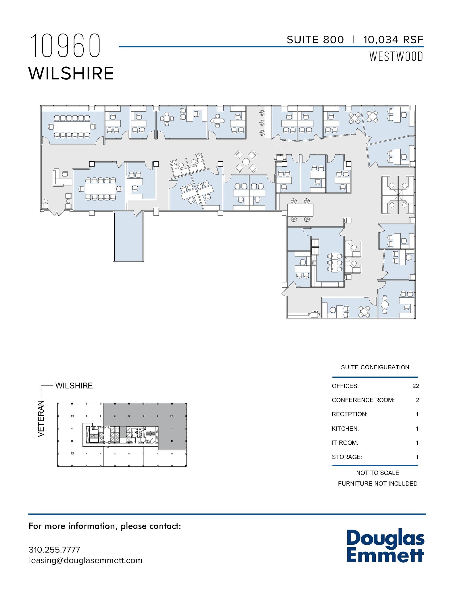 10960 Wilshire Blvd, Los Angeles, CA for lease Floor Plan- Image 1 of 1