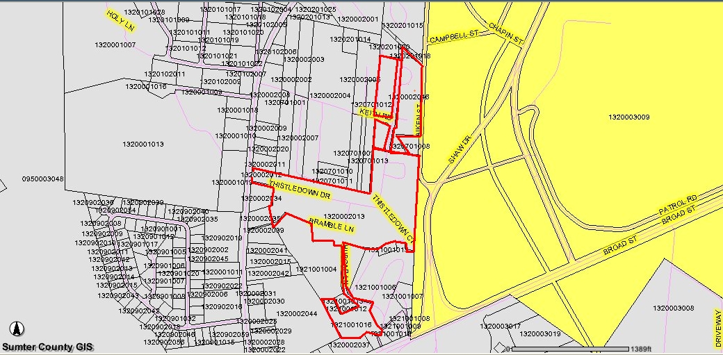 Thistledown Dr, Sumter, SC for sale Plat Map- Image 1 of 1