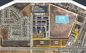 Old Pearsall Rd, San Antonio, TX - aerial  map view