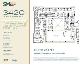 3420 Ocean Park Blvd, Santa Monica, CA for lease Floor Plan- Image 1 of 1