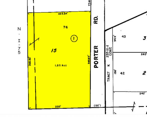 6130 Porter Rd, Sarasota, FL for sale - Plat Map - Image 1 of 1