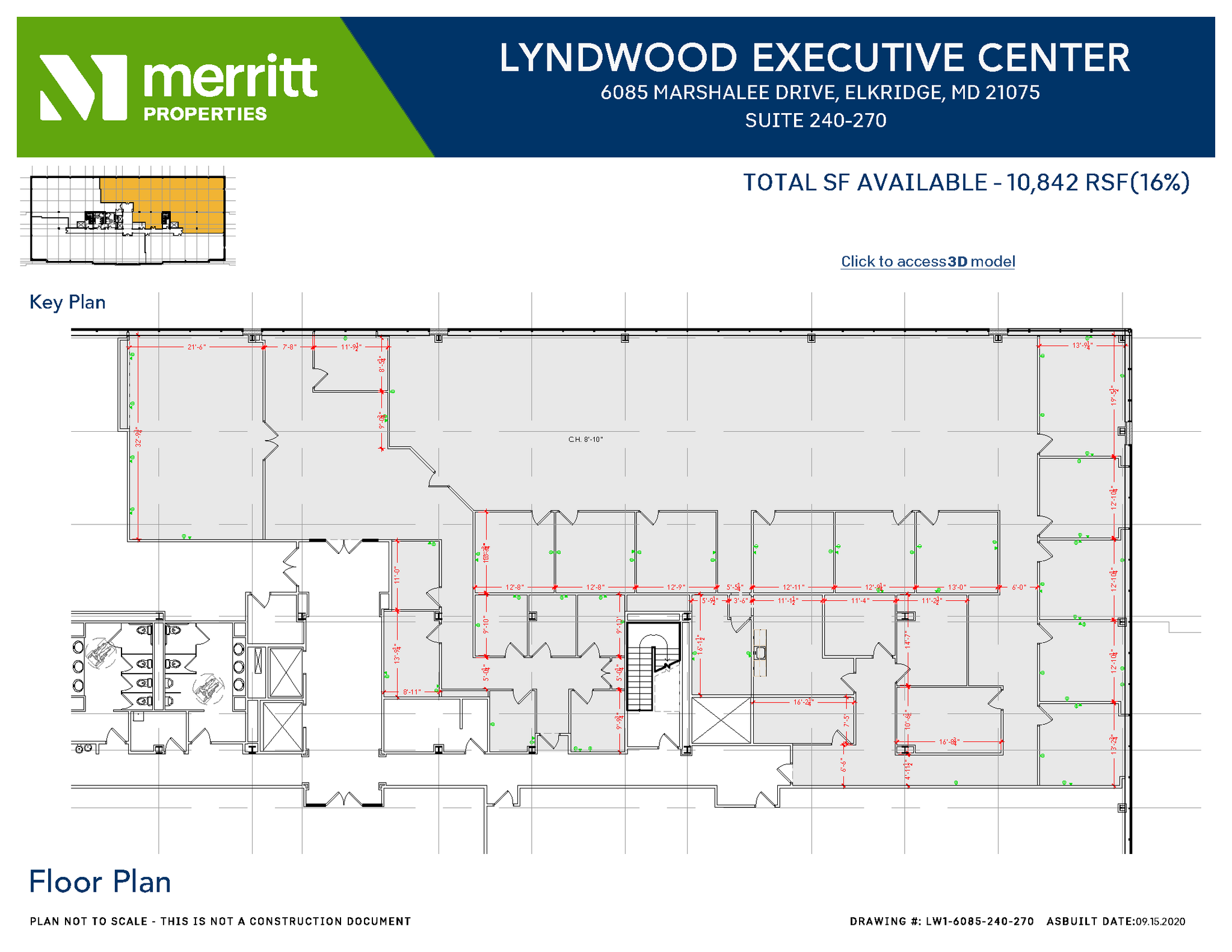 6095 Marshalee Dr, Elkridge, MD for lease Floor Plan- Image 1 of 2