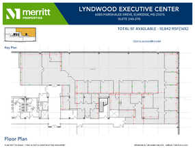 6095 Marshalee Dr, Elkridge, MD for lease Floor Plan- Image 1 of 2