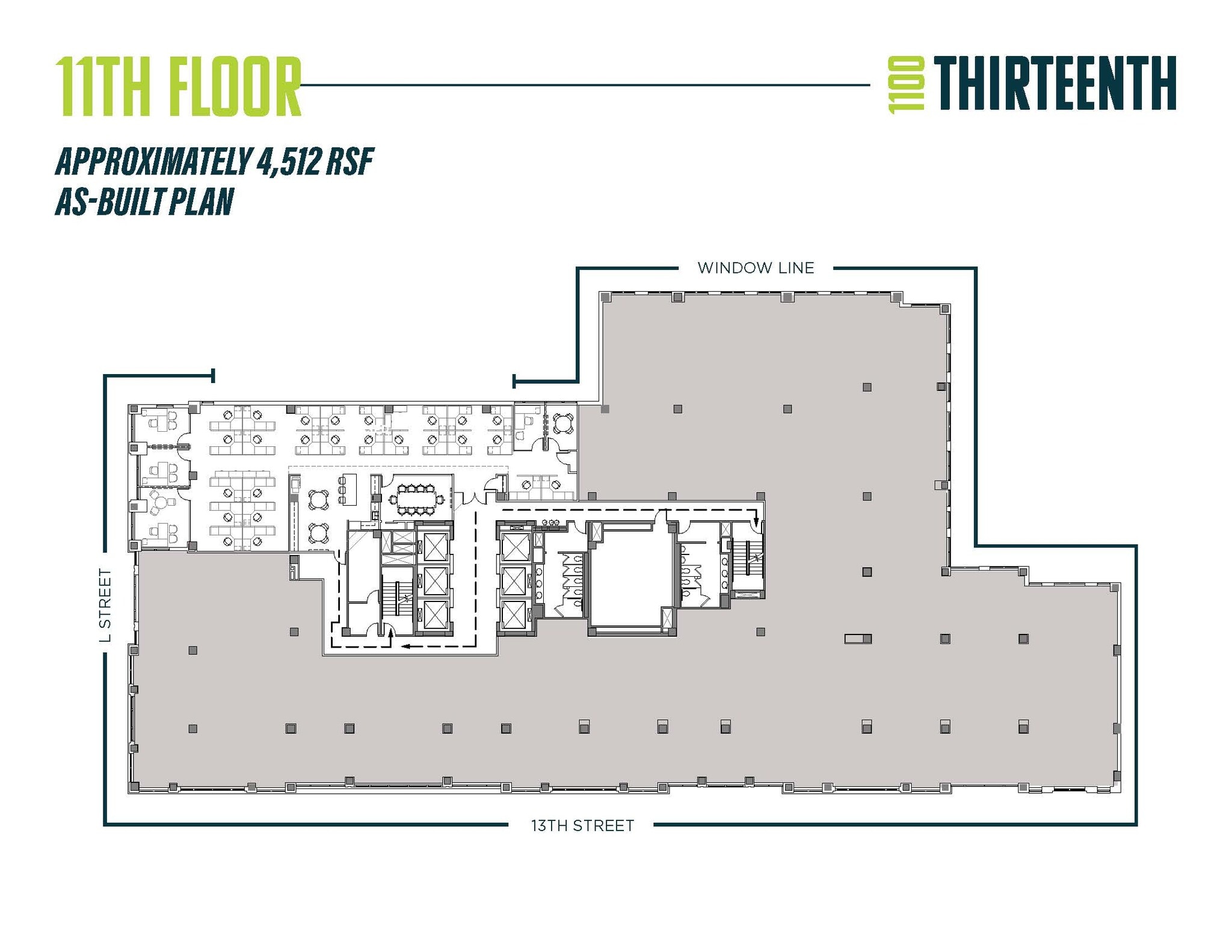 1100 13th St NW, Washington, DC for lease Floor Plan- Image 1 of 1