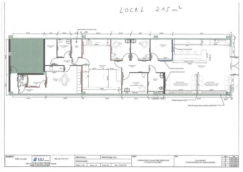 Retail in Villeneuve-Loubet for lease - Floor Plan - Image 2 of 12