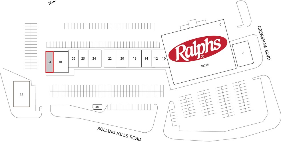 2909-2965 Rolling Hills Rd, Torrance, CA for sale - Site Plan - Image 1 of 1