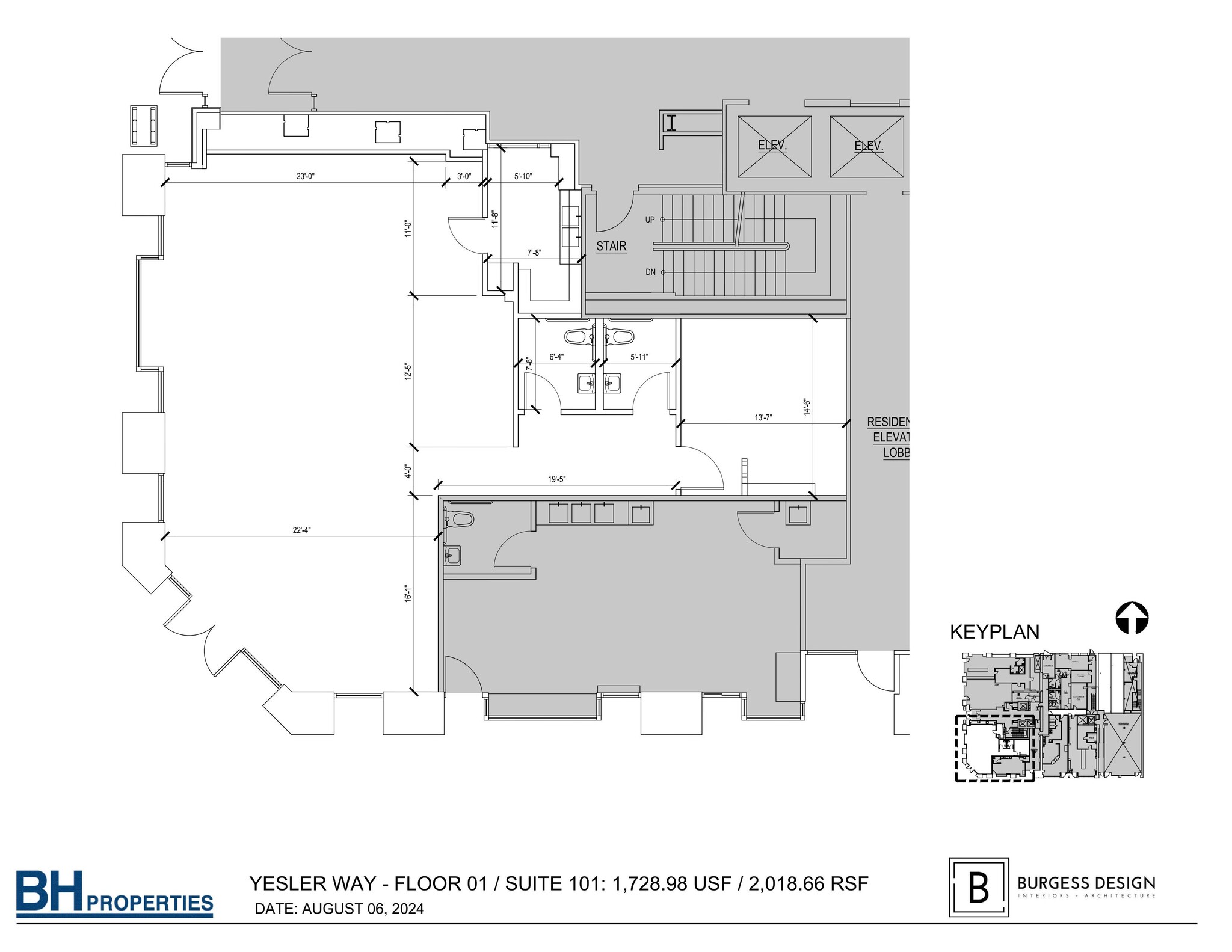 101 Yesler Way, Seattle, WA for lease Floor Plan- Image 1 of 3