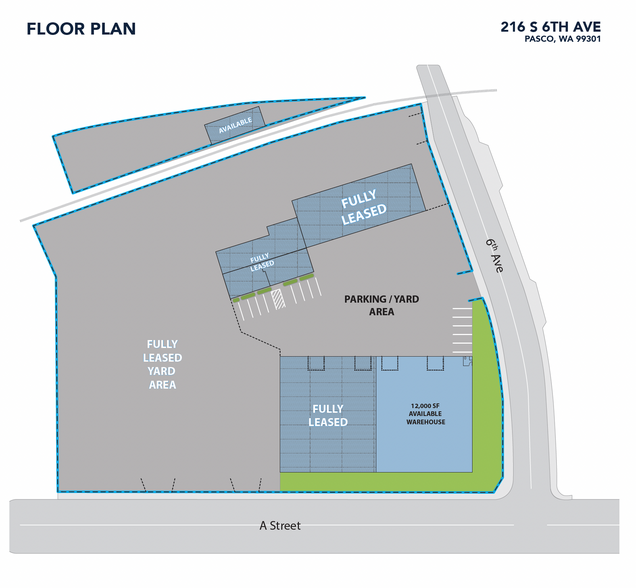 216 S 6th Ave, Pasco, WA for lease - Floor Plan - Image 2 of 5