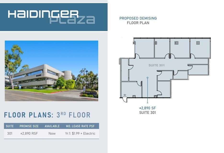 5095 Murphy Canyon Rd, San Diego, CA for lease Floor Plan- Image 1 of 1