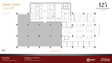 125 S Wacker Dr, Chicago, IL for lease Floor Plan- Image 1 of 1