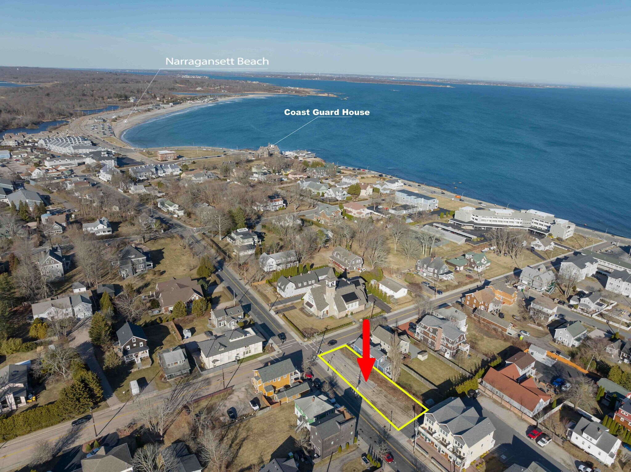 126 Boon St, Narragansett, RI for sale Aerial- Image 1 of 1