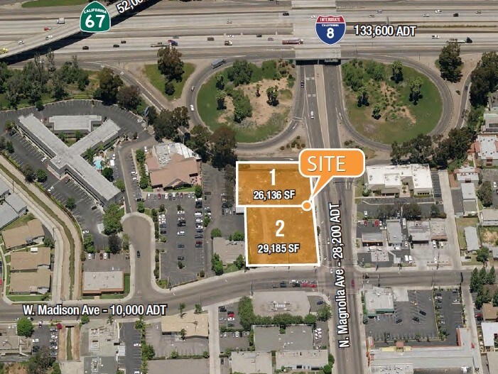 500550 N Magnolia Ave, El Cajon, CA 92020 NW cnr Magnolia Ave/W