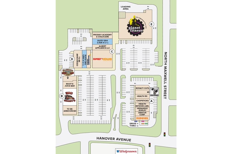 1300-1320 Hanover Ave, Allentown, PA for lease - Site Plan - Image 2 of 12
