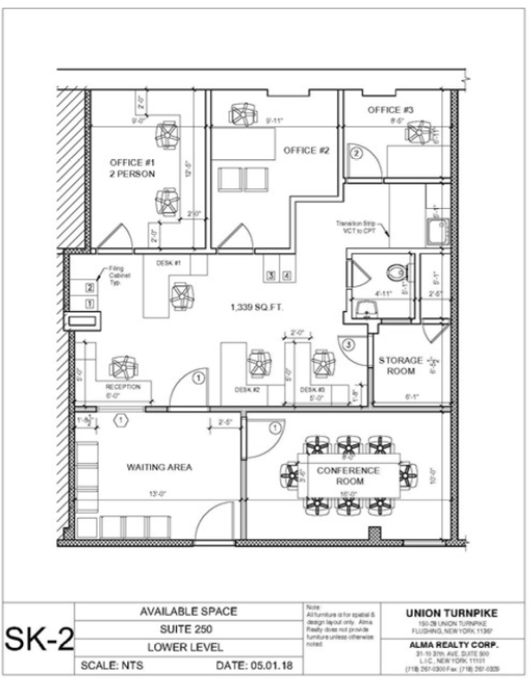 150-28 Union Tpke, Flushing, NY for lease Floor Plan- Image 1 of 1