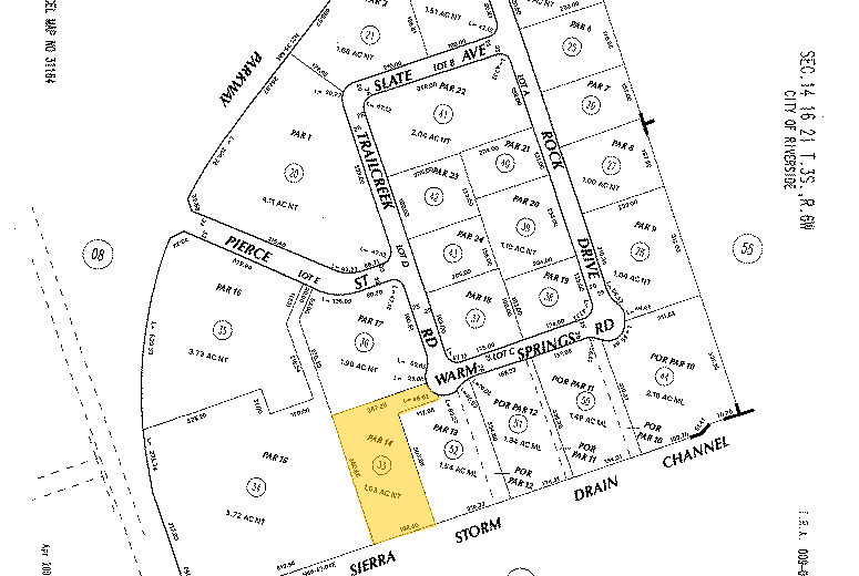 4017 Trail Creek Rd, Riverside, CA for lease - Plat Map - Image 3 of 3