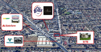 8811 Davis Rd, Stockton, CA - AERIAL  map view