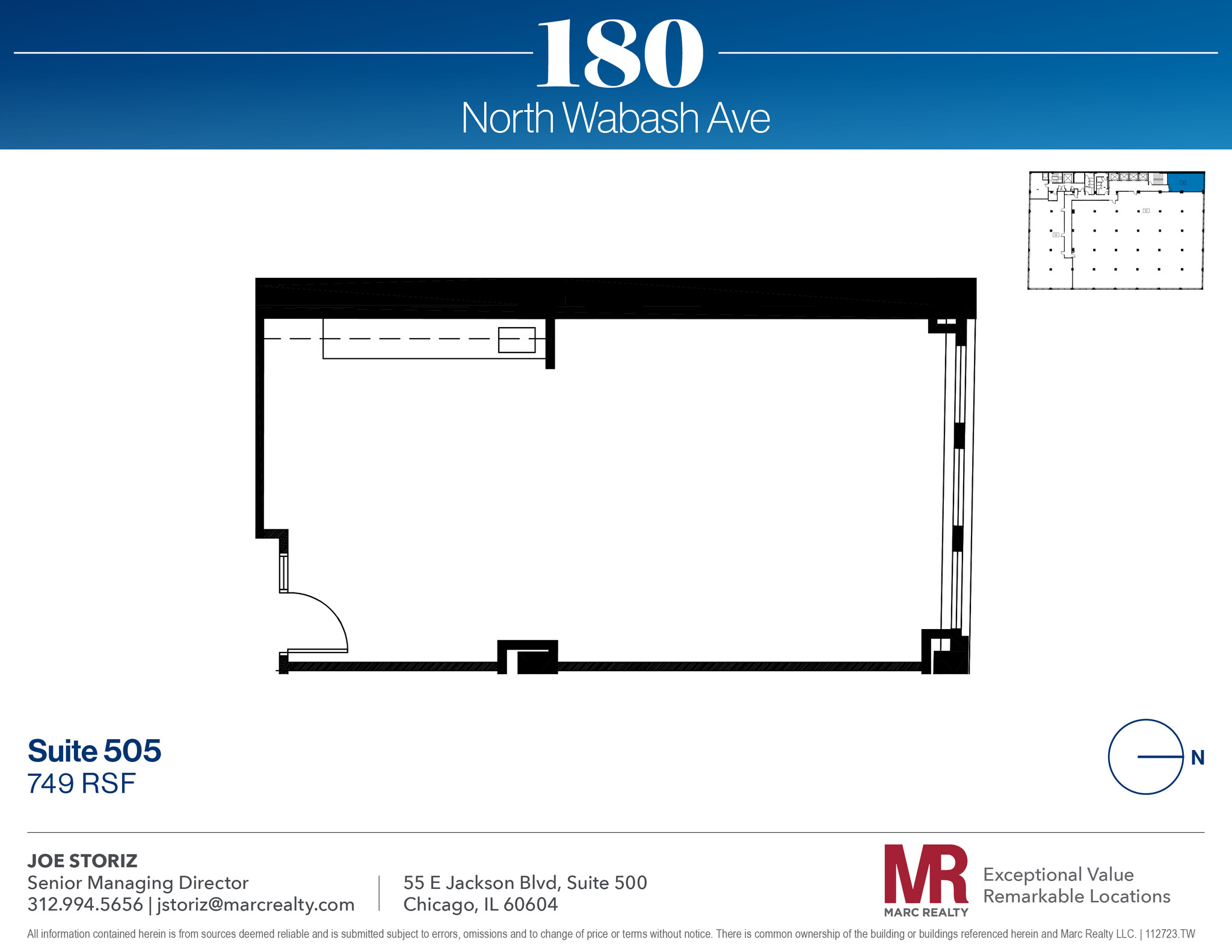 180 N Wabash Ave, Chicago, IL for lease Floor Plan- Image 1 of 1