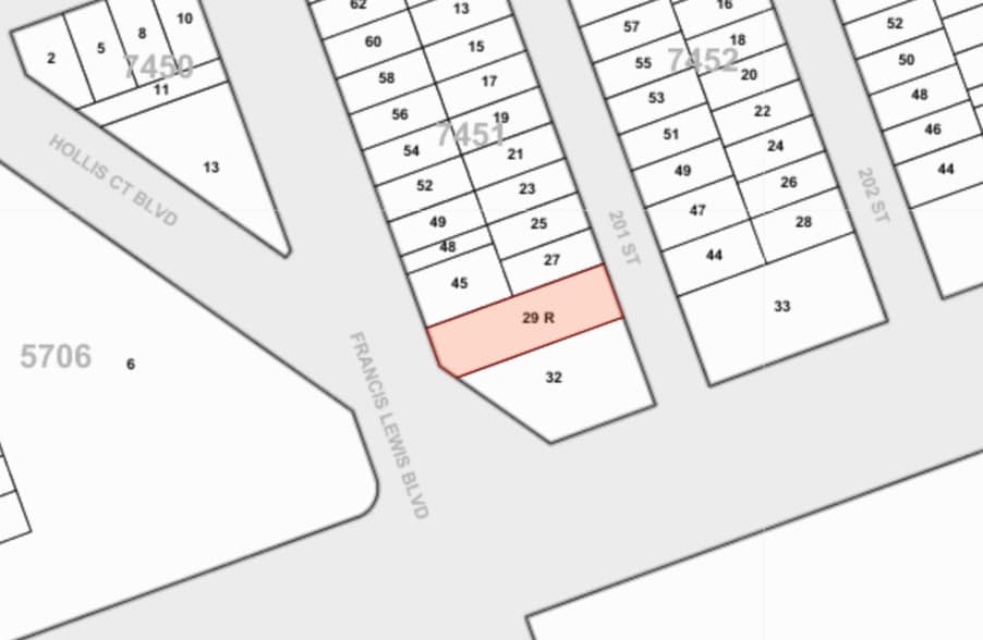 5847 Francis Lewis Blvd, Oakland Gardens, NY for lease - Plat Map - Image 2 of 28