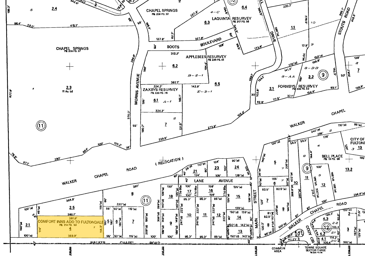 1325 Old Walker Chapel Rd, Fultondale, AL for sale Plat Map- Image 1 of 1