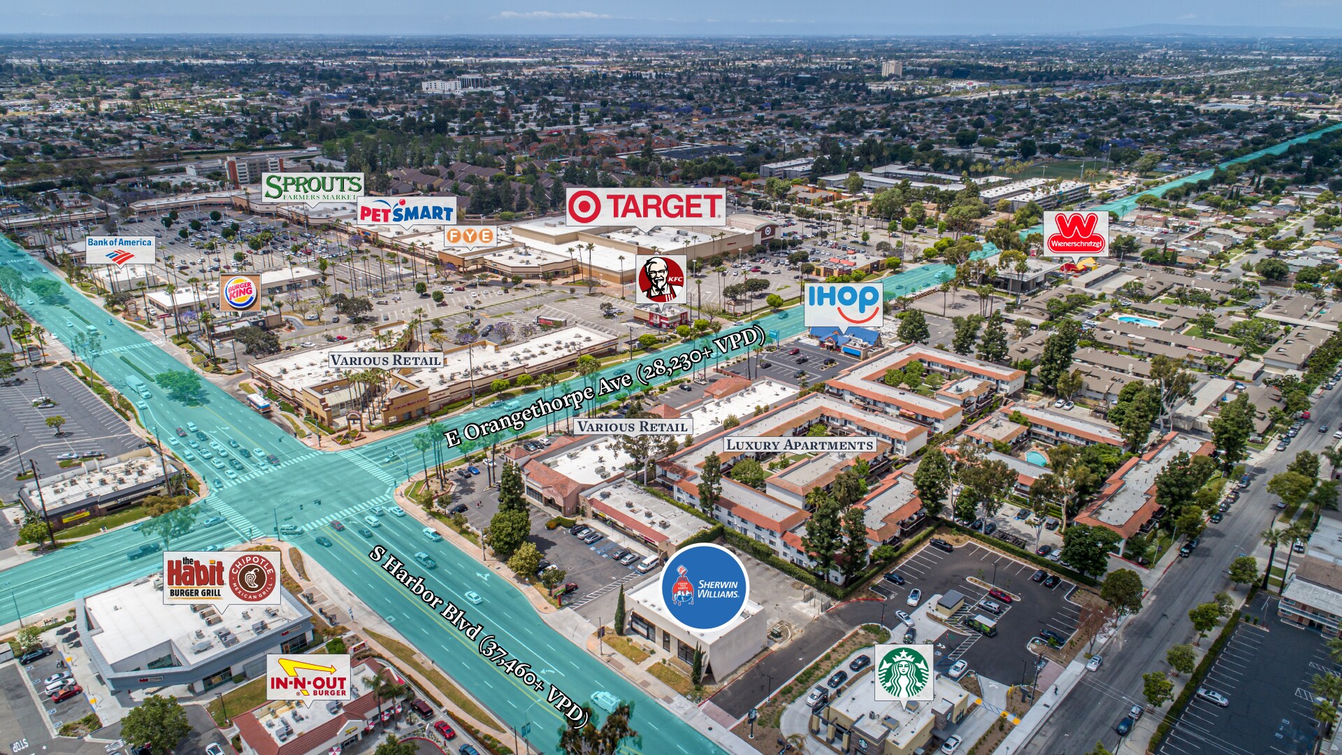 1107 S Harbor Blvd, Fullerton, CA 92832 Retail Property for Sale