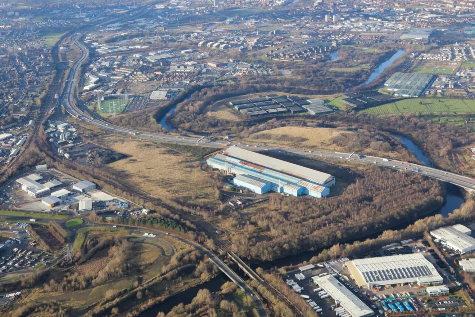 Bogleshole Rd, Cambuslang for sale Aerial- Image 1 of 7