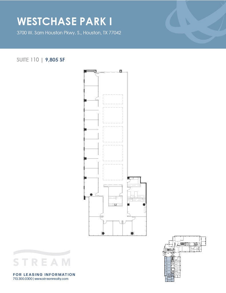 3700 W Sam Houston Pky S, Houston, TX for lease Floor Plan- Image 1 of 1