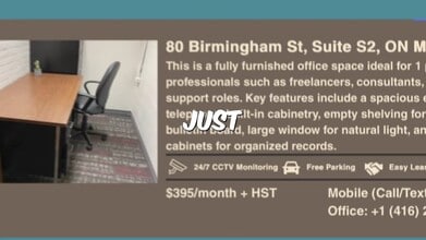 80 Birmingham St, Toronto, ON for lease - Commercial Listing Video 