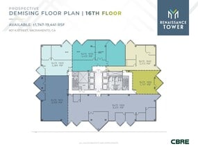 801 K St, Sacramento, CA for lease Floor Plan- Image 2 of 2