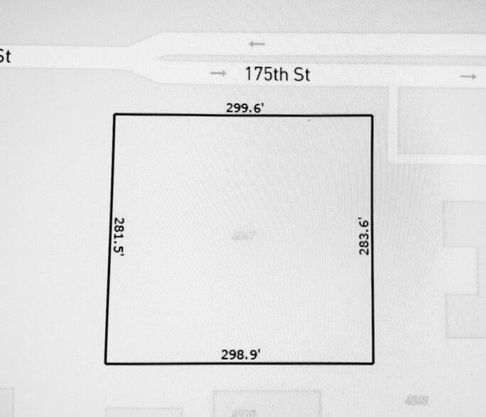 4847 W 175th St, Country Club Hills, IL for sale - Plat Map - Image 2 of 4