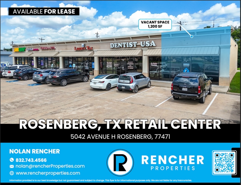 5042 Avenue H, Rosenberg, TX for lease - Building Photo - Image 1 of 6