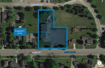 6757 Main St, Cass City, MI - aerial  map view