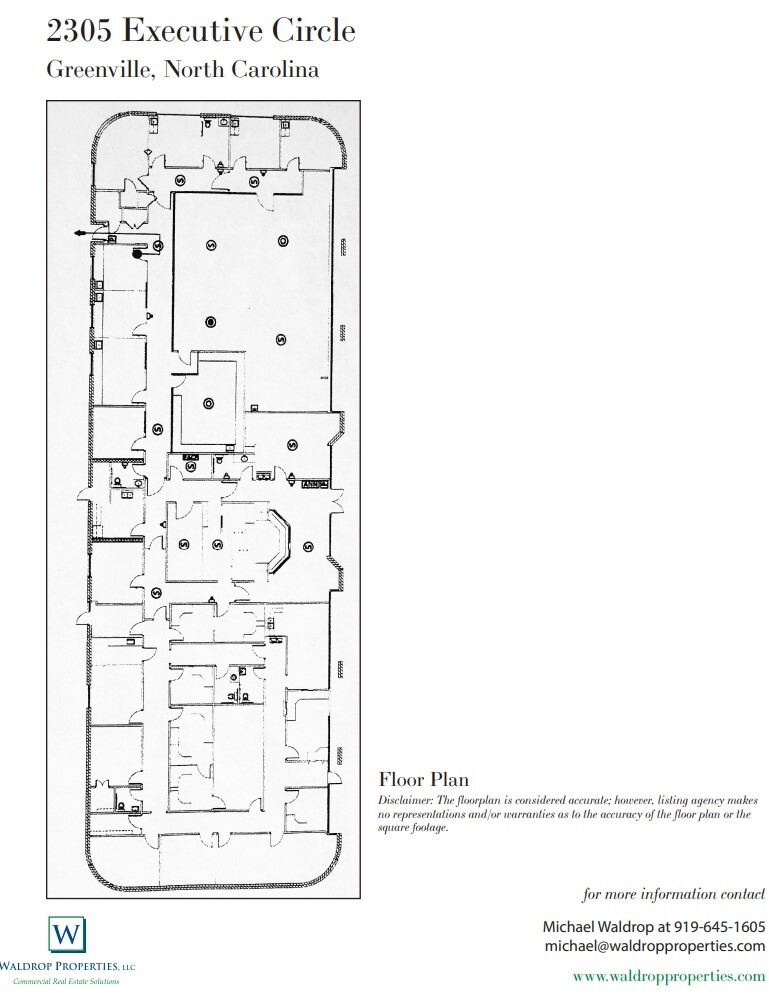 2305 Executive Park W, Greenville, NC for lease Floor Plan- Image 1 of 1