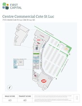 7001-7155 Ch Côte St-Luc, Montréal, QC for lease Site Plan- Image 1 of 2