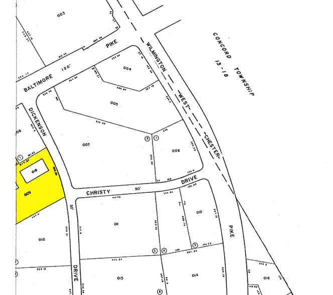 6 Dickinson Dr, Chadds Ford, PA for lease - Plat Map - Image 2 of 6