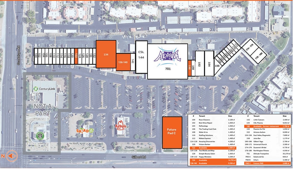 645-745 N Gilbert Rd, Gilbert, AZ for lease - Building Photo - Image 2 of 13