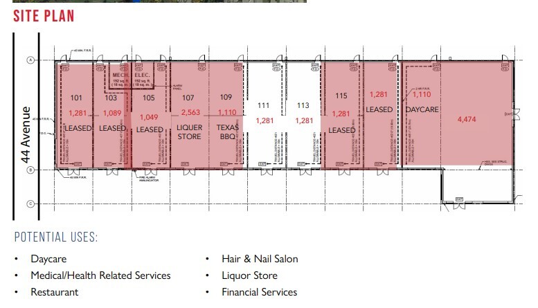 4911 44th Ave, Stony Plain, AB for lease Site Plan- Image 1 of 1