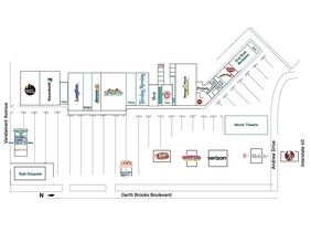 1107 Garth Brooks Blvd, Yukon, OK for lease Floor Plan- Image 1 of 1